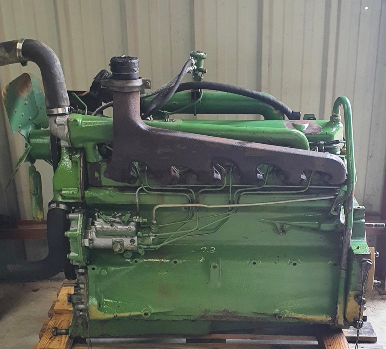 MOTEUR JOHN DEERE 3130 6 CYLINDRES TYPE 6-329D