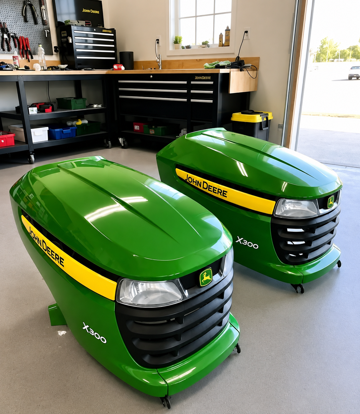 Capot pour tracteur John Deere X300 et X380